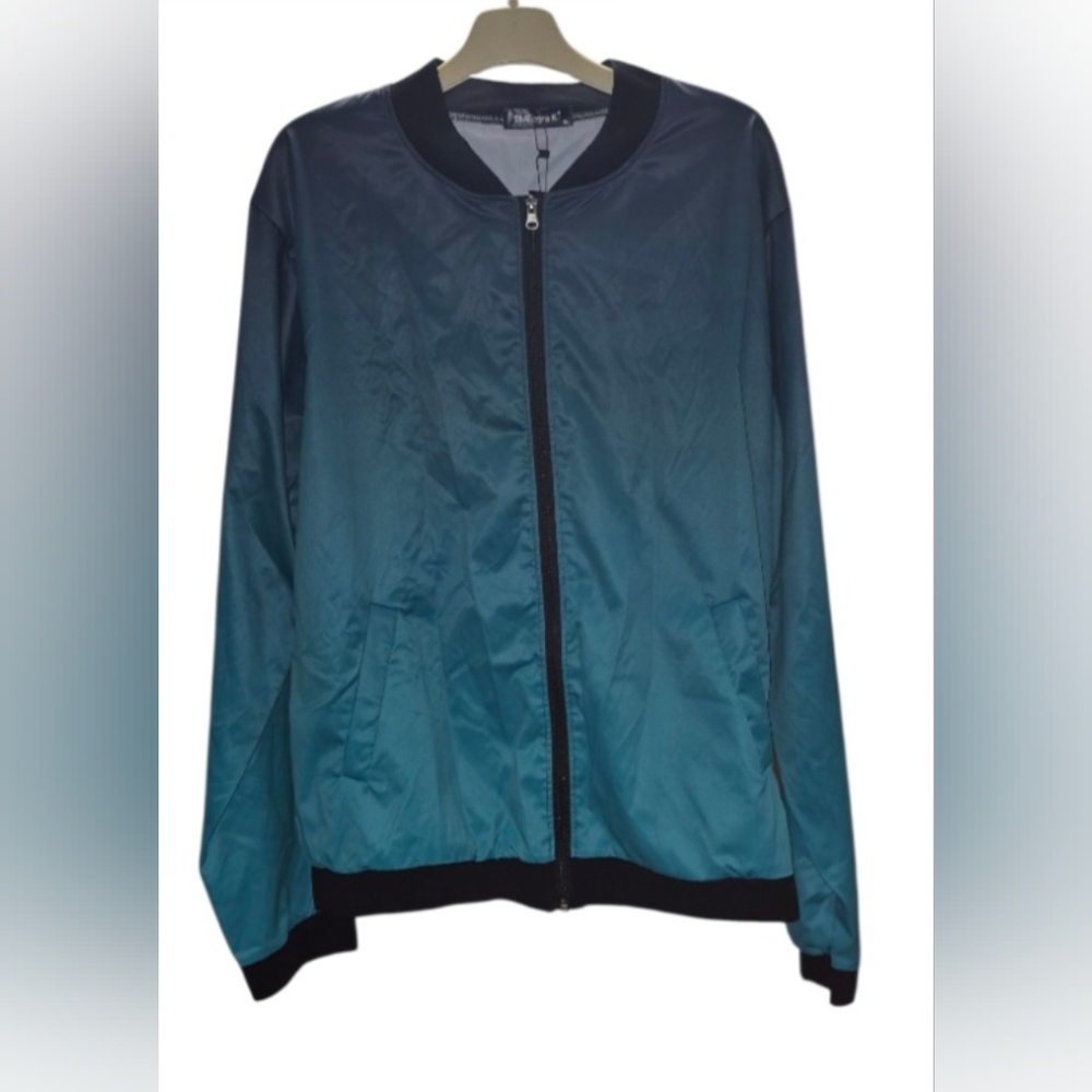 Teal Bomber Jacket